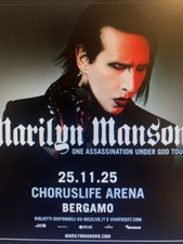 Biglietti marilyn manson usato  Italia