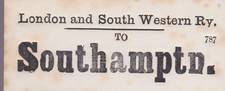 Lswr railway luggage for sale  WATFORD