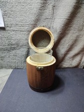 Wooden barrel box for sale  RUSHDEN