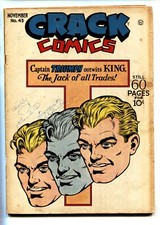 Usado, CRACK COMICS #45--1946--CAPTAIN TRIUMPH--HACK O'HARA--livro de quadrinhos comprar usado Usado, CRACK COMICS #45--1946--CAPTAIN TRIUMPH--HACK O'HARA--livro de quadrinhos comprar usado  Enviando para Brazil