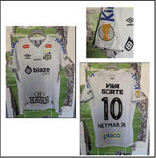 Camisa de futebol Santos 2025 Home Neymar Jr #10 Branca 24/25 GRANDE L BRASIL NOVA comprar usado  Enviando para Brazil