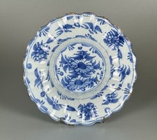 Delft c1690 lobed for sale  HAILSHAM