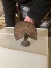 Metal peacock ornament for sale  POOLE