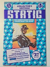 Static #1 Polybagged (1993-1997) DC Comics Book tem cantos afiados comprar usado Static #1 Polybagged (1993-1997) DC Comics Book tem cantos afiados comprar usado  Enviando para Brazil