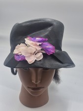 Chapeau vintage noir d'occasion  Paris XV