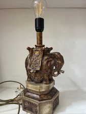 Vintage elephant lamp for sale  LONDON