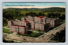 Cartão postal antigo Nashville TN-Tennessee Airial Galloway Memorial Hospital comprar usado  Enviando para Brazil