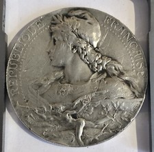Médaille argent bottée d'occasion  France