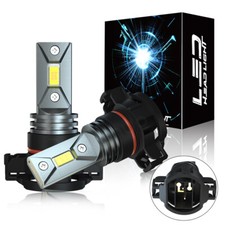 LED Fog Light Bulb H16 5202 Fog Light Bulb White 6000K High Power Lamps CSP NEW comprar usado  Enviando para Brazil