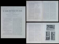 Architecture 1900 louis d'occasion  Rennes-