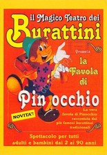 Cartolina pinocchio favola usato  Milano
