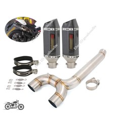 Silenciador de tubo de ligação média ponta de escape de motocicleta Yamaha FZ6 FZ6N FZ6S 2004-2011 comprar usado  Enviando para Brazil