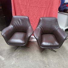 Pair contemporary swivel for sale  WALTHAM CROSS