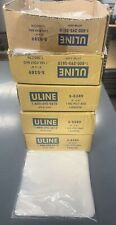 Uline 6" x 6" 1 mil sacos plásticos planos poli, Qtd=4500, frete, embalagem, usado comprar usado  Enviando para Brazil