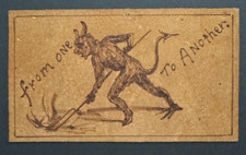 Atoz. leather postcard for sale  Lake Orion