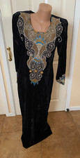 Ladies black velour for sale  TAMWORTH