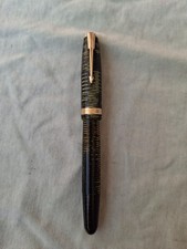 Caneta-tinteiro verde vintage Parker Vacumatic 14K nova na caixa Canadá "53", usado comprar usado  Enviando para Brazil