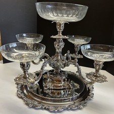 Silver plated epergne for sale  Borger