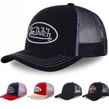 Boné Snapback Masculino VD VON HOLANDÊS Bordado Ajustável Caminhoneiro Malha Respirável comprar usado  Enviando para Brazil