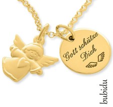 Taufkette gravur engel gebraucht kaufen  Altstadt,-Andershof,-Devin