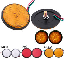 Refletores redondos de LED para motocicleta indicador de seta ajuste universal comprar usado  Enviando para Brazil