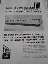Advertisement 1934 autorails d'occasion  Expédié en Belgium