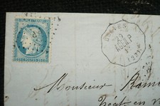 Lettre 1872 ceres d'occasion  Theix