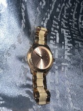 Relógio feminino MK-3701 mostrador bastão aço inoxidável, usado comprar usado  Enviando para Brazil