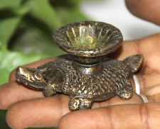 Antico Puro Vastu Ottone Tartaruga Diya Lampada Inciso Handcrafted Originale comprar usado Antico Puro Vastu Ottone Tartaruga Diya Lampada Inciso Handcrafted Originale comprar usado  Enviando para Brazil