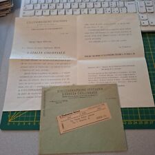 Antico documento con usato  Oliveto Lario