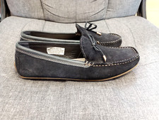 Navy blue suede for sale  NORWICH