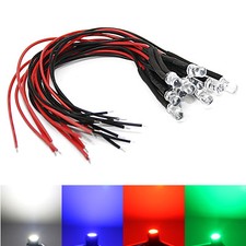 12 Volt LED mit Vorwiderstand weiß blau rot grün Modellbau Kabel 5050 3528 12V comprar usado  Enviando para Brazil