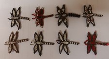 Vintage beadwork dragonflies for sale  HORNCASTLE