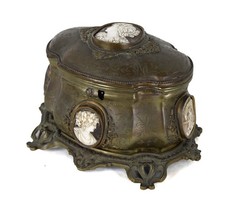 Bronze jewelry casket for sale  Soquel