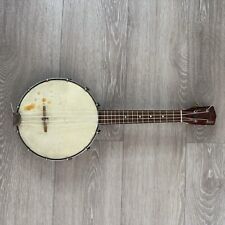 Vintage Mini Banjo Banjuke Ukulele Uke Banjolele 4 peças de corda reparo TLC comprar usado  Enviando para Brazil