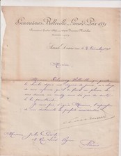 Décembre 1896. lettre d'occasion  Bergerac