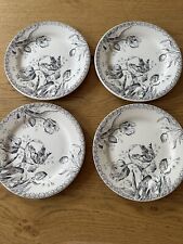 Gien 4assiettes porcelaine d'occasion  Laon
