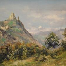 Paesaggio firmato datato usato  Italia