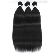 Pacotes de cabelo liso ósseo ombre sintético extensões de cabelo fibras tecelagem de cabelo comprar usado  Enviando para Brazil
