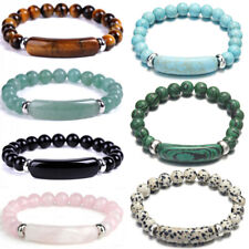 Pulseira de contas de olho de tigre de pedra natural pulseira de elasticidade joias femininas elegantes comprar usado  Enviando para Brazil