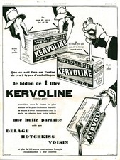Publicité ancienne huile d'occasion  France