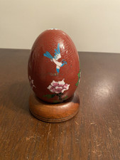 Cloisonné egg solid for sale  LISKEARD