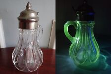 Antigo vitoriano incolor urânio xarope de vidro jarro Pontil Mark UV Reativo , usado comprar usado  Enviando para Brazil