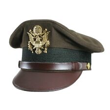 Boné de Viseira Oficiais do Exército dos EUA - Chocolate - Todos os Tamanhos Repro WW2 Chapéu de Serviço Triturador comprar usado  Enviando para Brazil