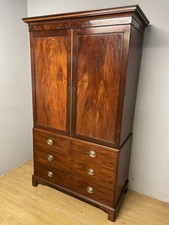 Georgian flame mahogany for sale  UK