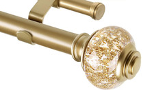 Gold double curtain for sale  Clarksville