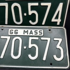 plates pair license mass for sale plates pair license mass for sale Hampton