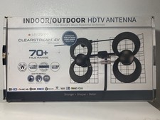 Antenas Direct ClearStream 4V antena de TV interna externa UHF VHF 70+ milhas comprar usado  Enviando para Brazil