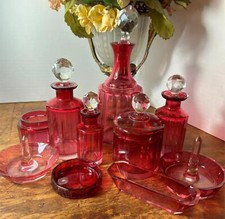 Vintage baccarat cranberry for sale  Texarkana