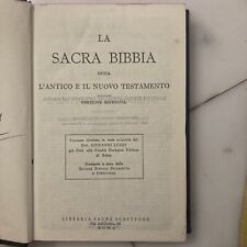 Sacra bibbia antico usato  Genova